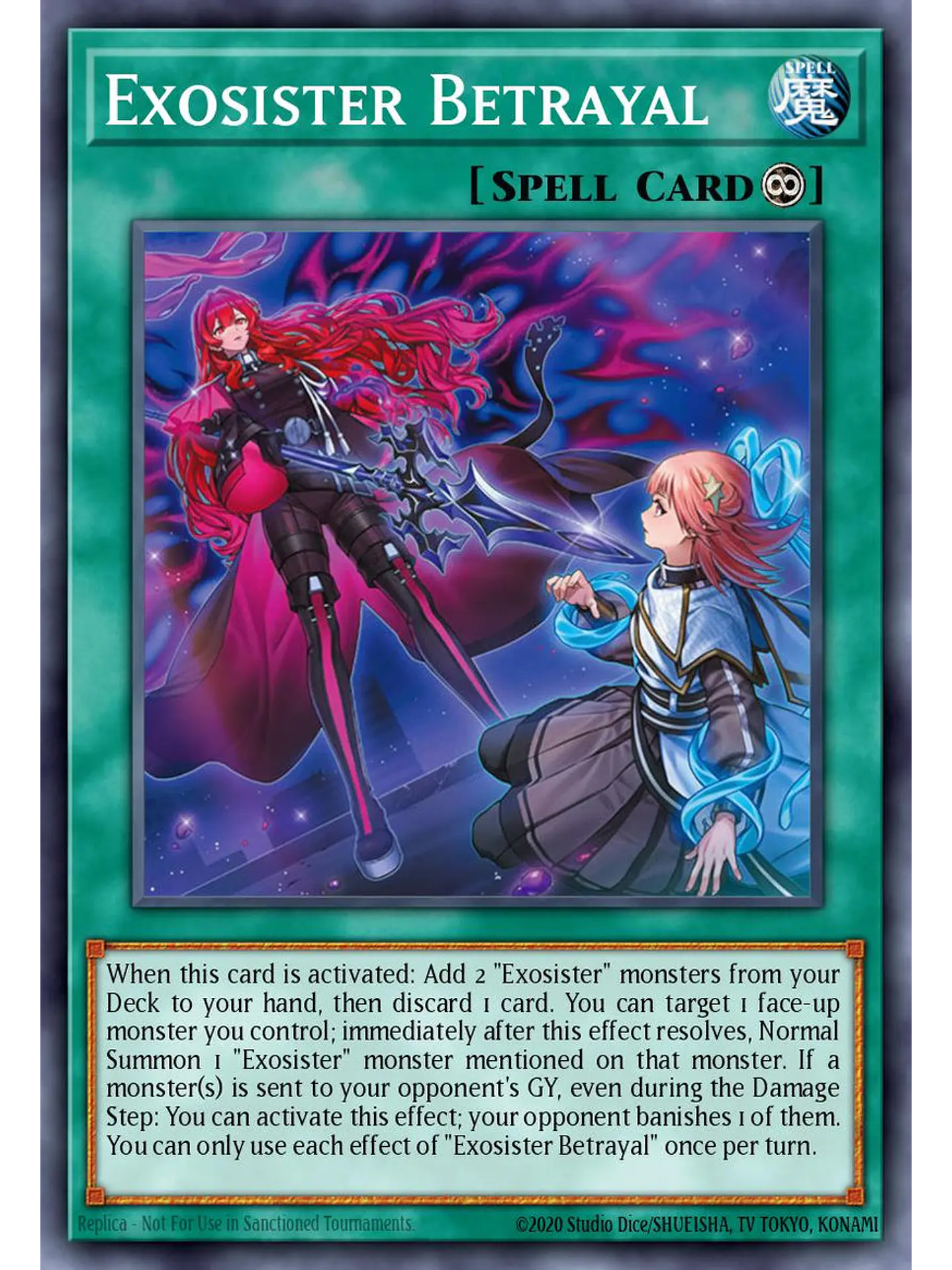 Exosister Betrayal - BLGG-EN130 - Ultra Rare 1st Edition 1