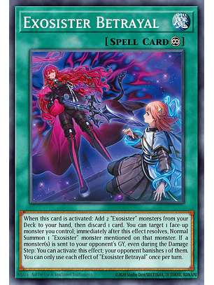 Exosister Betrayal - BLGG-EN130 - Ultra Rare 1st Edition