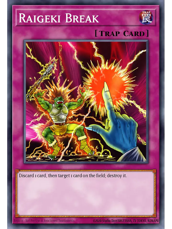 Raigeki Break - BLGG-EN131 - Ultra Rare 1st Edition 1