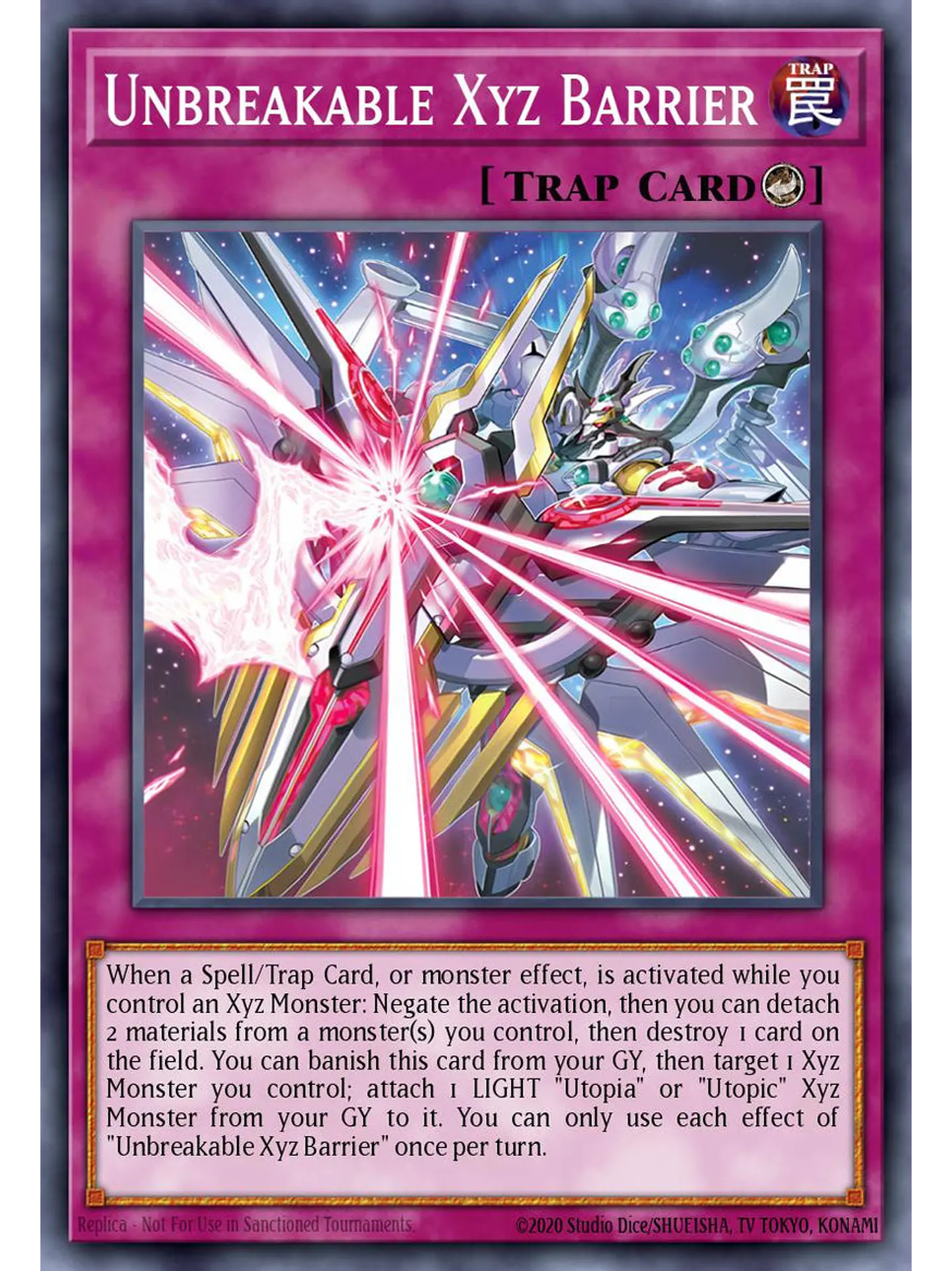 Unbreakable Xyz Barrier - BLGG-EN135 - Ultra Rare 1st Edition 1