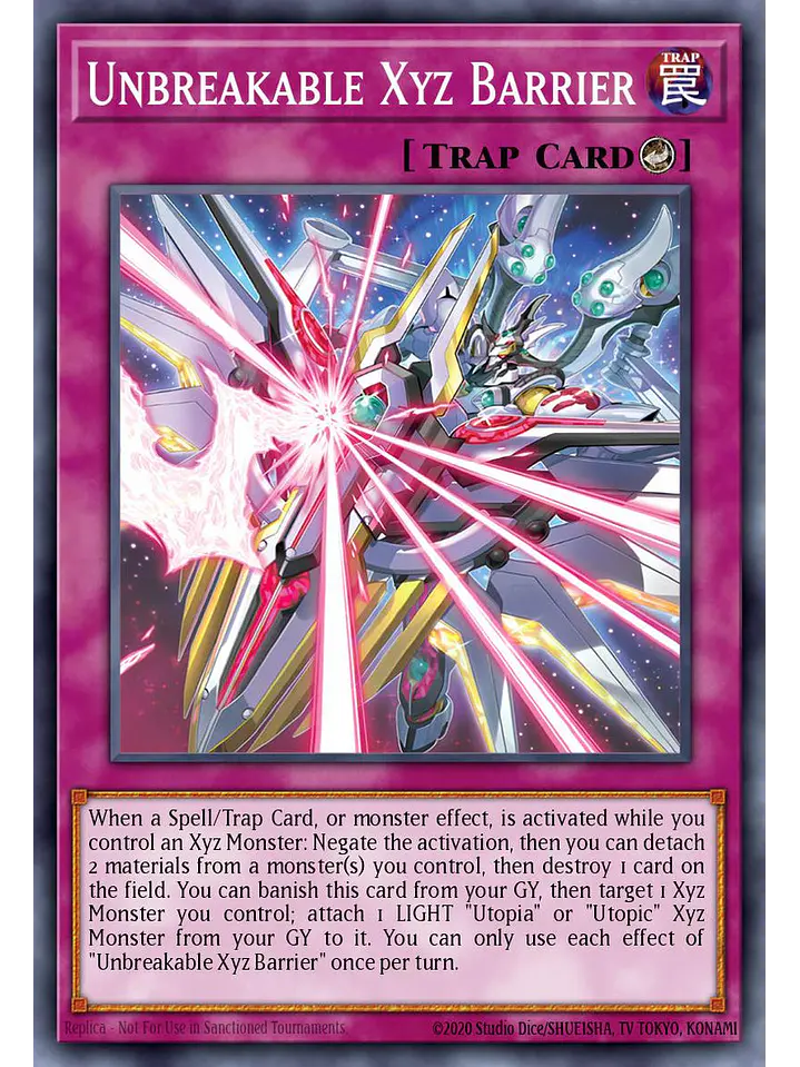 Unbreakable Xyz Barrier - BLGG-EN135 - Ultra Rare 1st Edition 1