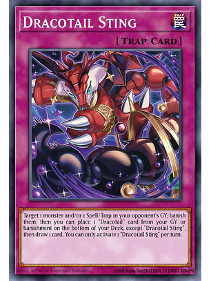Dracotail Sting - BLGG-EN136 - Ultra Rare 1st Edition