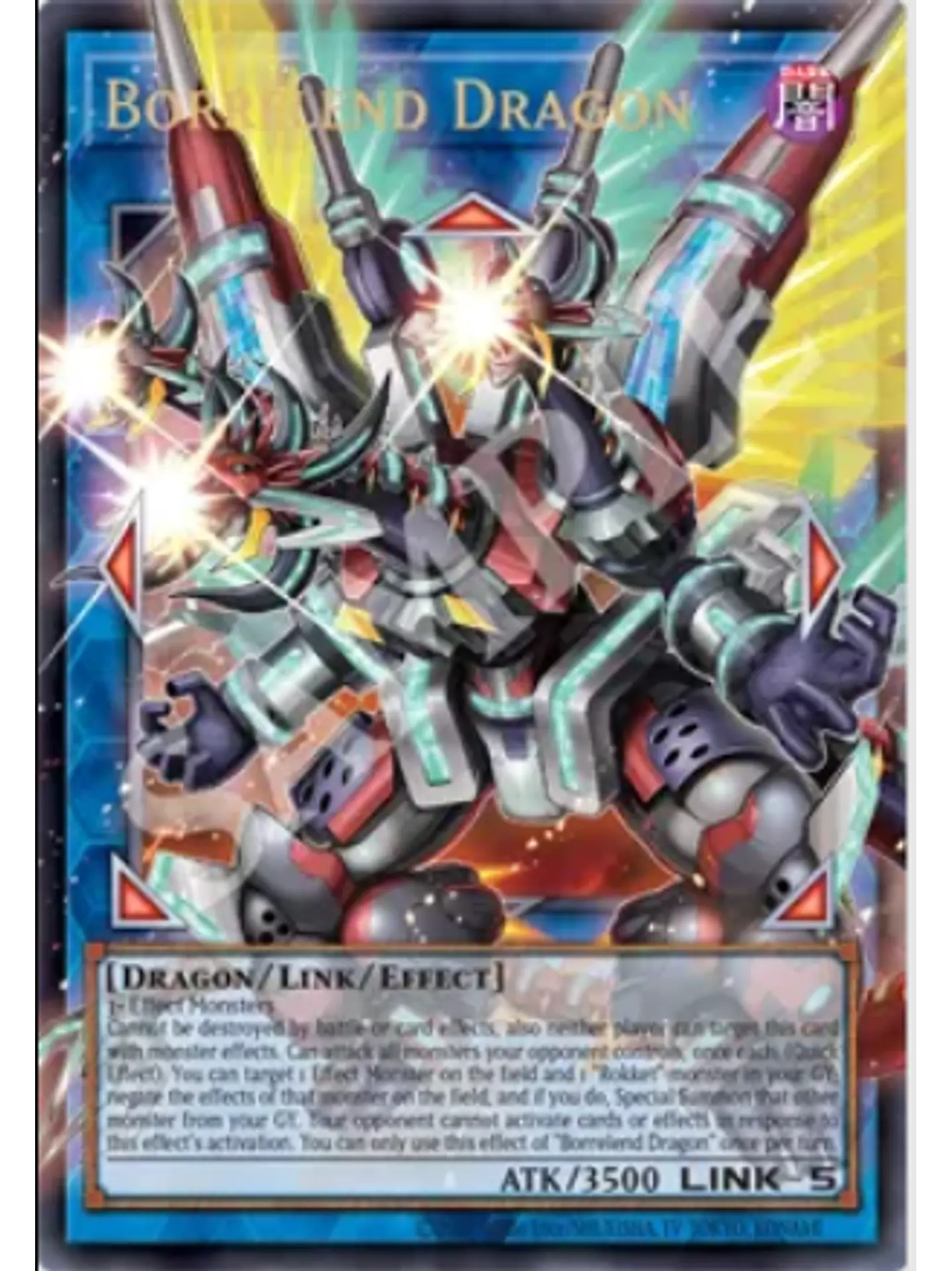 Borrelend Dragon (extended art) - BLGG-EN142 - Ultra Rare 1st Edition 1