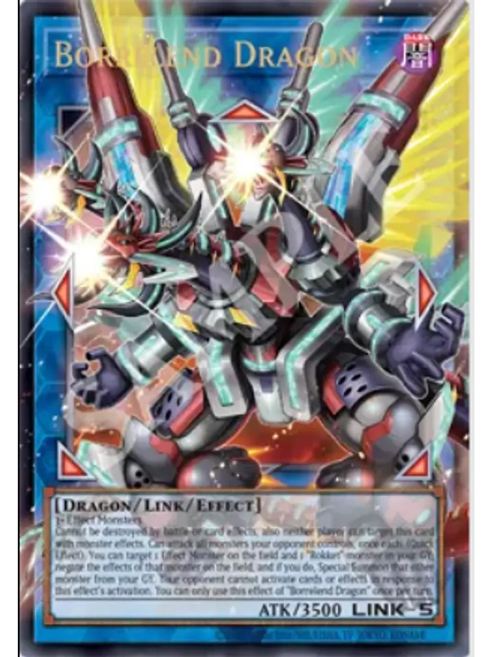 Borrelend Dragon (extended art) - BLGG-EN142 - Ultra Rare 1st Edition 1