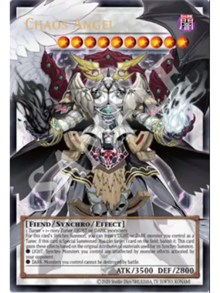 Chaos Angel (extended art) - BLGG-EN143 - Starlight Rare 1st Edition 1