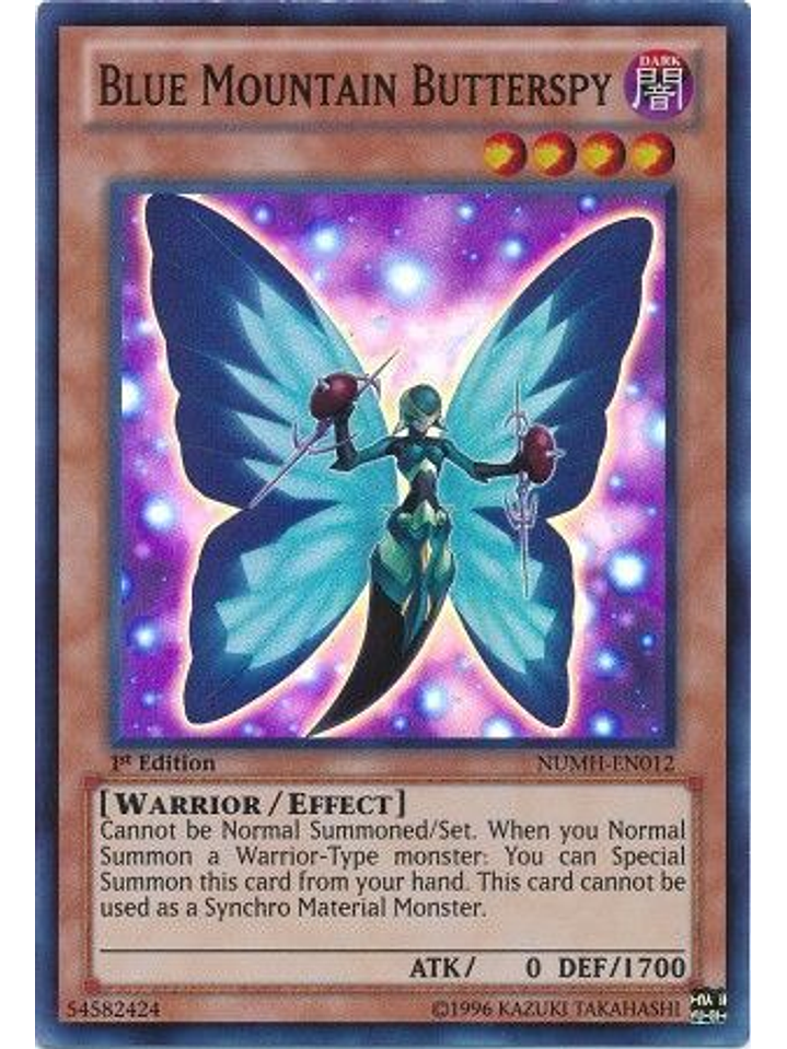 Blue Mountain Butterspy - NUMH-EN012 - Super Rare 1st Edition 1