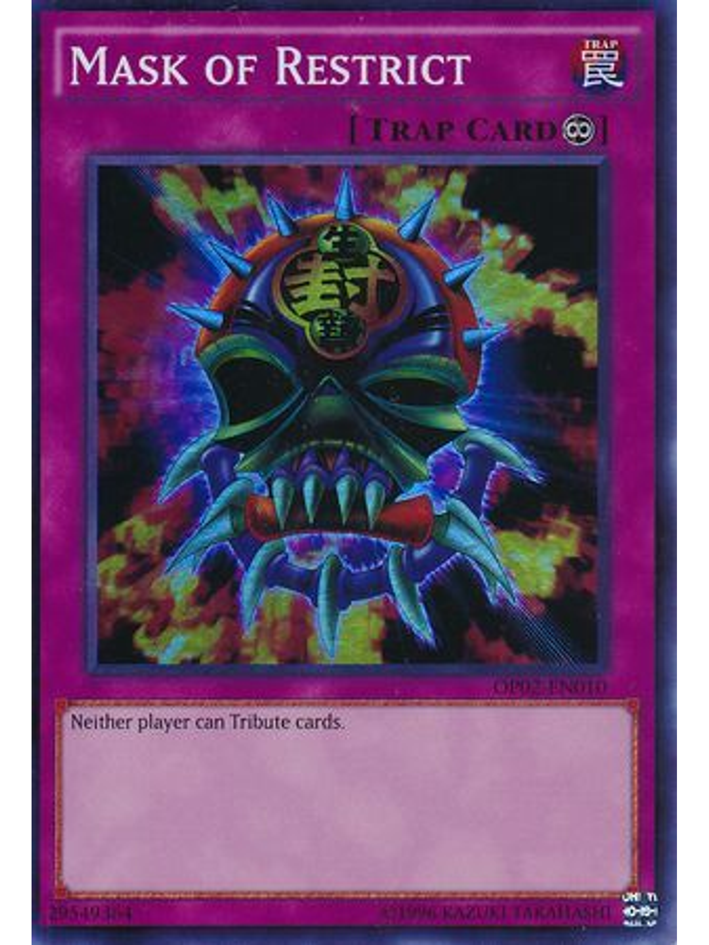 Mask of Restrict - OP02-EN010 - Super Rare 1