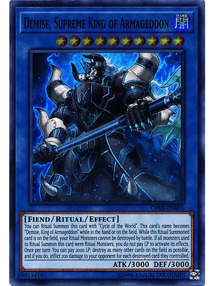 Demise, Supreme King of Armageddon - OP08-EN005 - Super Rare