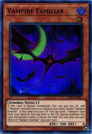 Vampire Familiar - DASA-EN001 - Super Rare Unlimited