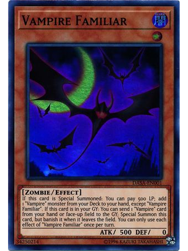 Vampire Familiar - DASA-EN001 - Super Rare Unlimited 1