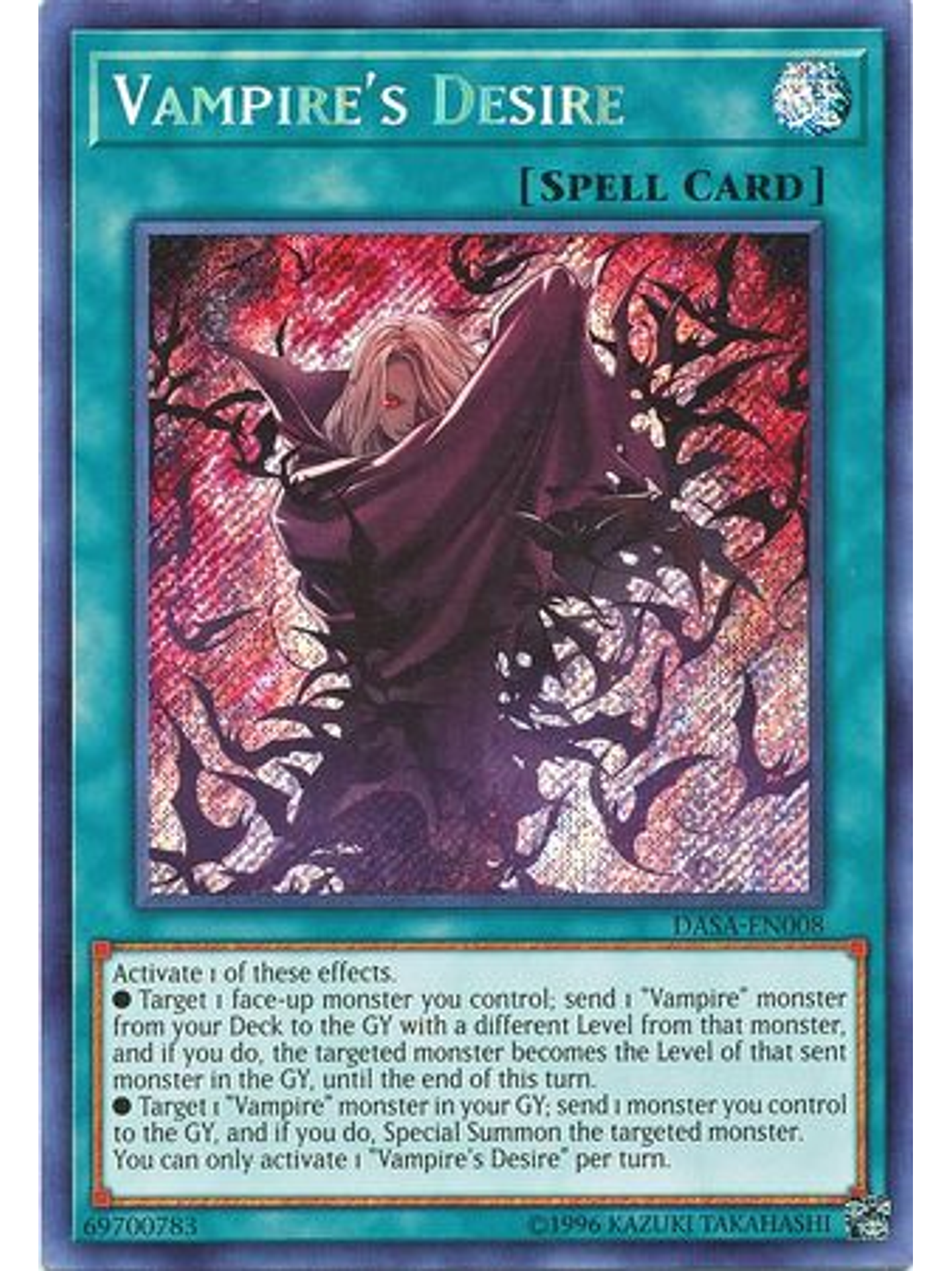Vampire's Desire - DASA-EN008 - Secret Rare Unlimited 1