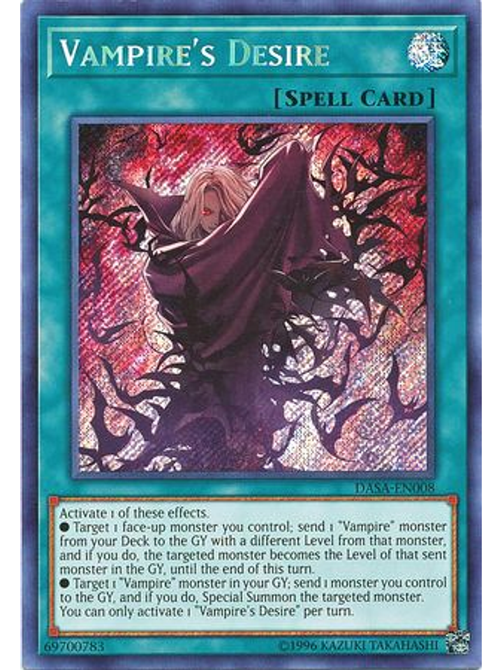 Vampire's Desire - DASA-EN008 - Secret Rare Unlimited 1