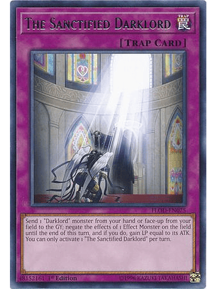 The Sanctified Darklord - FLOD-EN075 - Rare 1st Edition