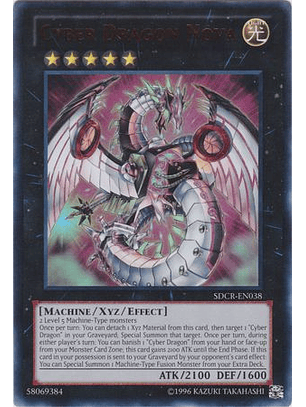 Cyber Dragon Nova - SDCR-EN038 - Ultra Rare Unlimited