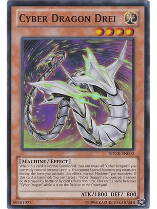 Cyber Dragon Drei - SDCR-EN002 - Super Rare Unlimited