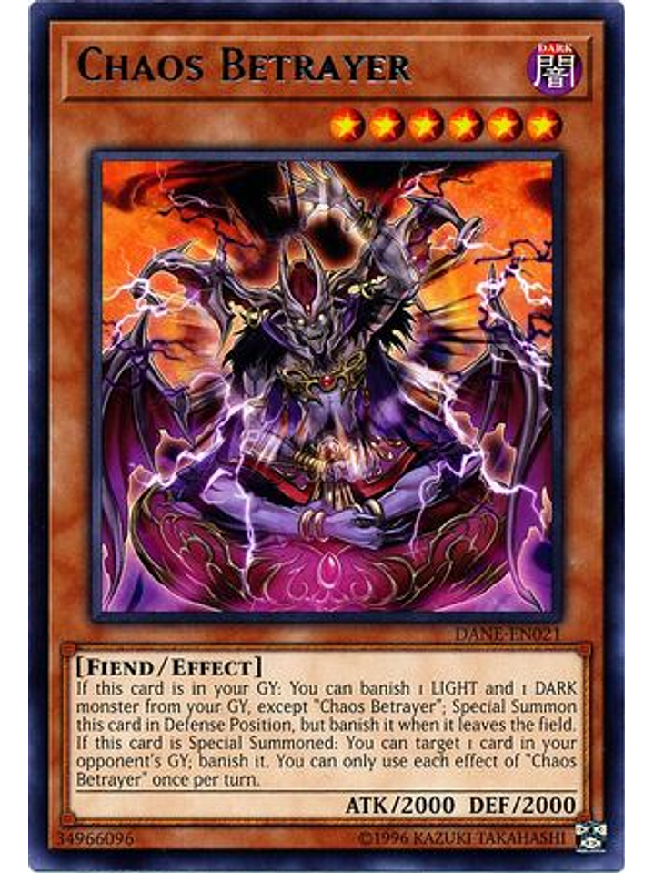 Chaos Betrayer - DANE-EN021 - Rare Unlimited 1