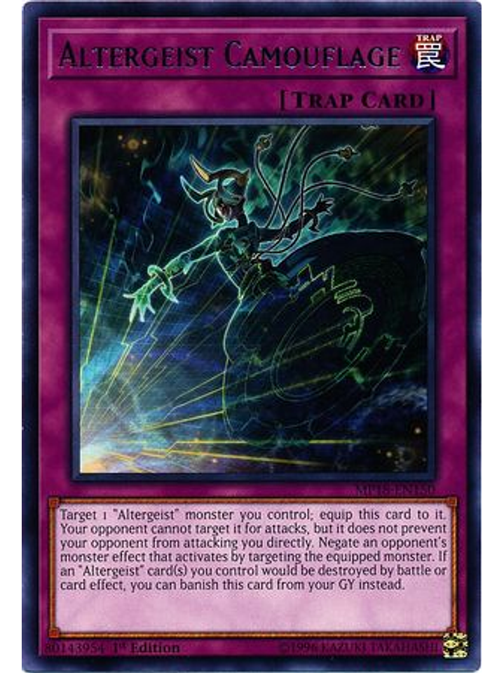 Altergeist Camouflage - MP18-EN150 - Rare 1st Edition 1