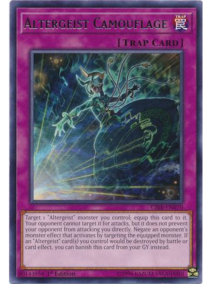 Altergeist Camouflage - CIBR-EN070 - Rare 1st Edition 1