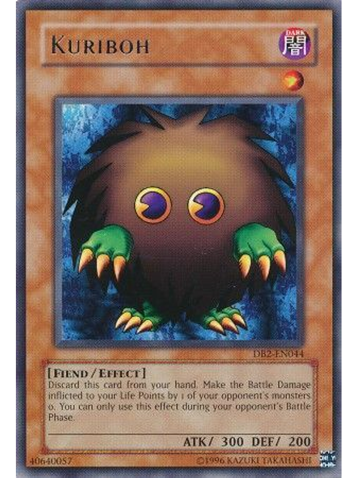 Kuriboh - DB2-EN044 - Rare 1