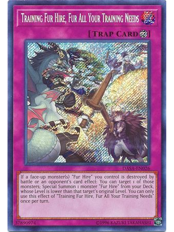 Training Fur Hire, Fur All Your Training Needs - DASA-EN026 - Secret Rare Unlimited 1