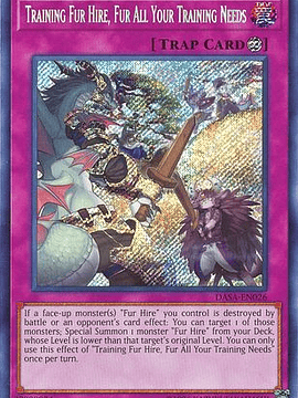 Training Fur Hire, Fur All Your Training Needs - DASA-EN026 - Secret Rare Unlimited