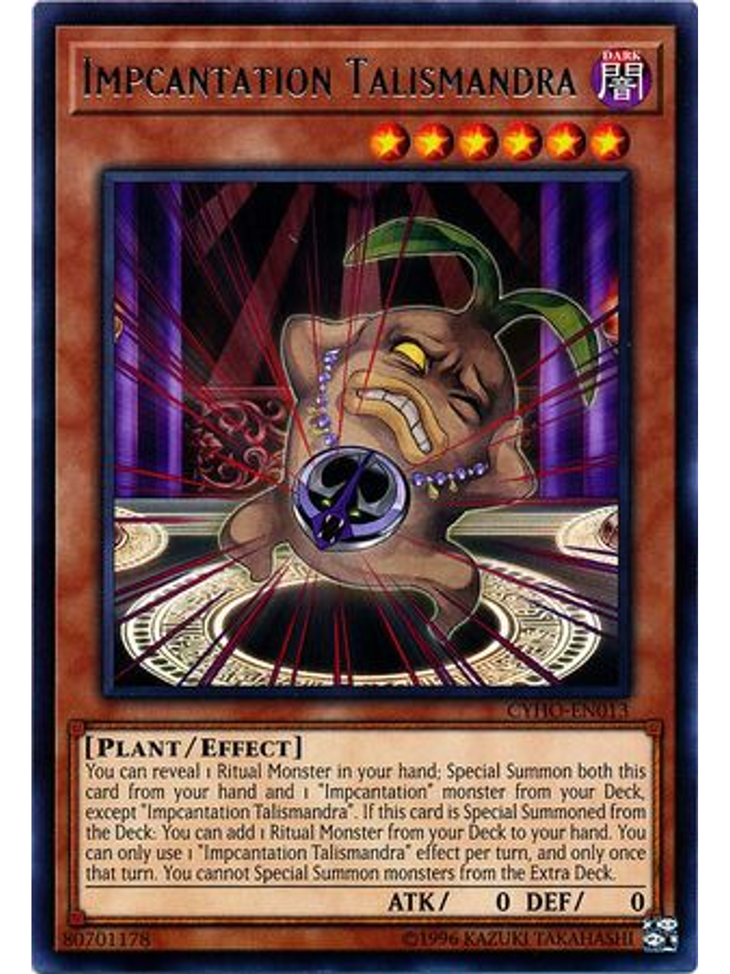 Impcantation Talismandra - CYHO-EN013 - Rare Unlimited 1