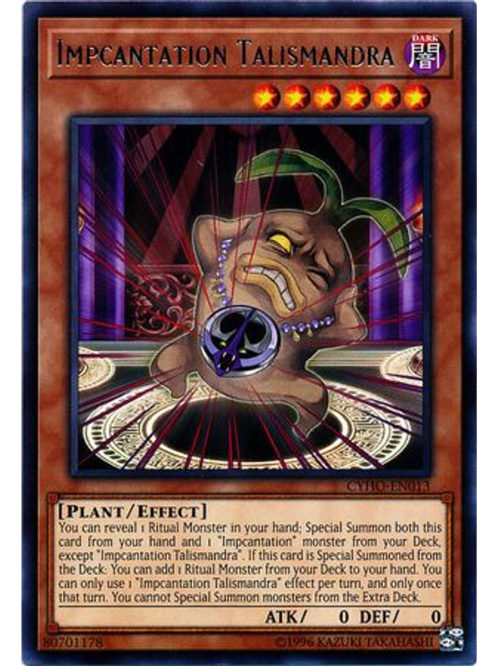 Impcantation Talismandra - CYHO-EN013 - Rare Unlimited 1