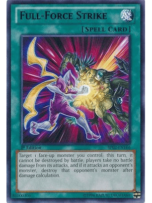 Full-Force Strike - BP02-EN166 - Rare 1st Edition