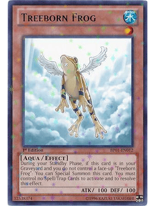 Treeborn Frog - BP01-EN012 - Starfoil Rare 1st Edition
