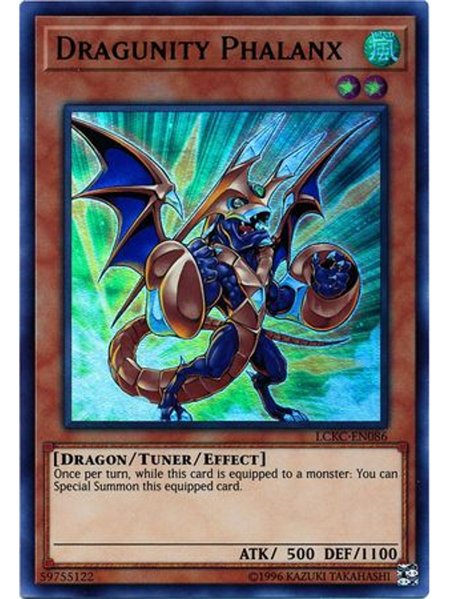 Dragunity Phalanx - LCKC-EN086 - Ultra Rare Unlimited 1