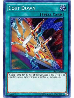 Cost Down - LCKC-EN040 - Secret Rare Unlimited