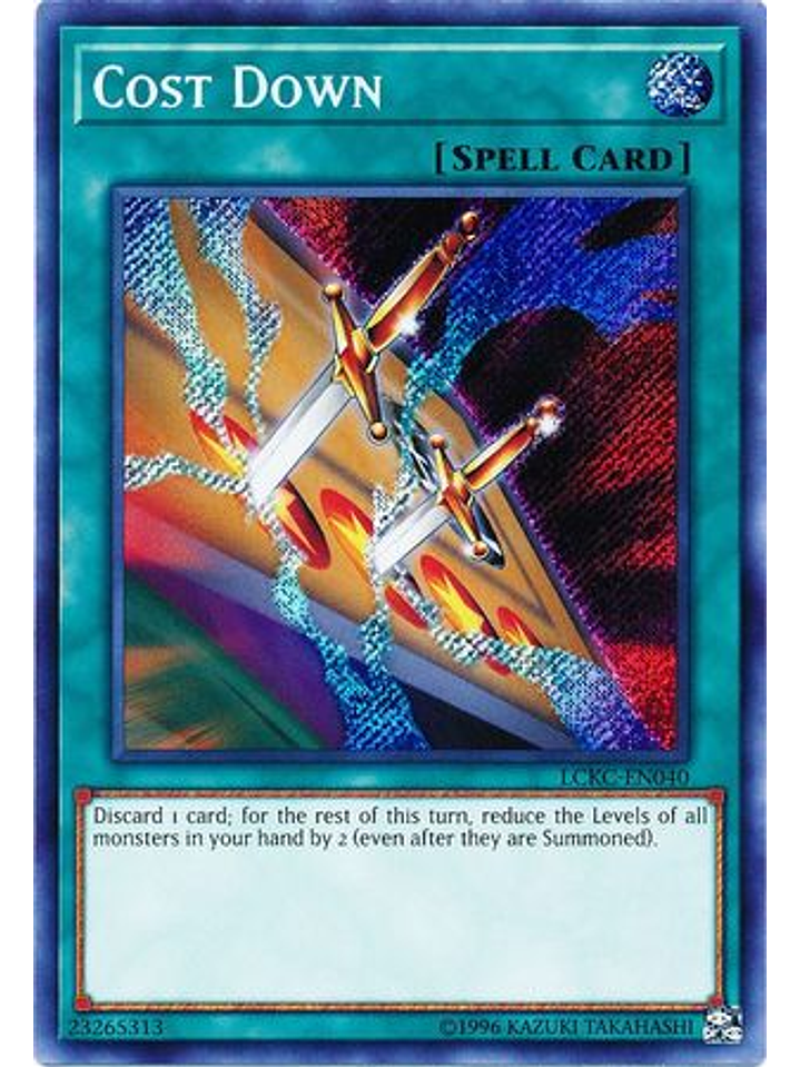 Cost Down - LCKC-EN040 - Secret Rare Unlimited 1