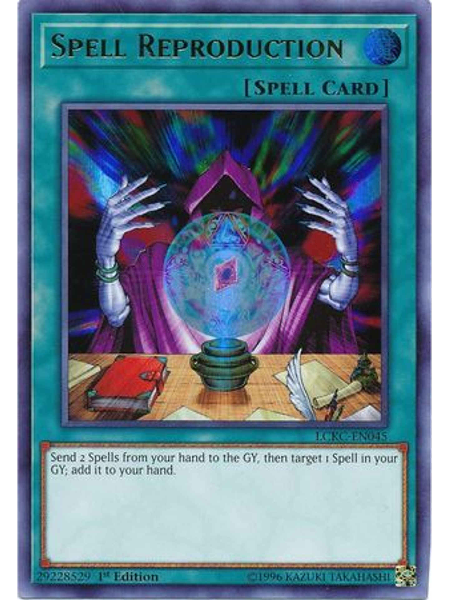 Spell Reproduction - LCKC-EN045 - Ultra Rare 1st Edition 1