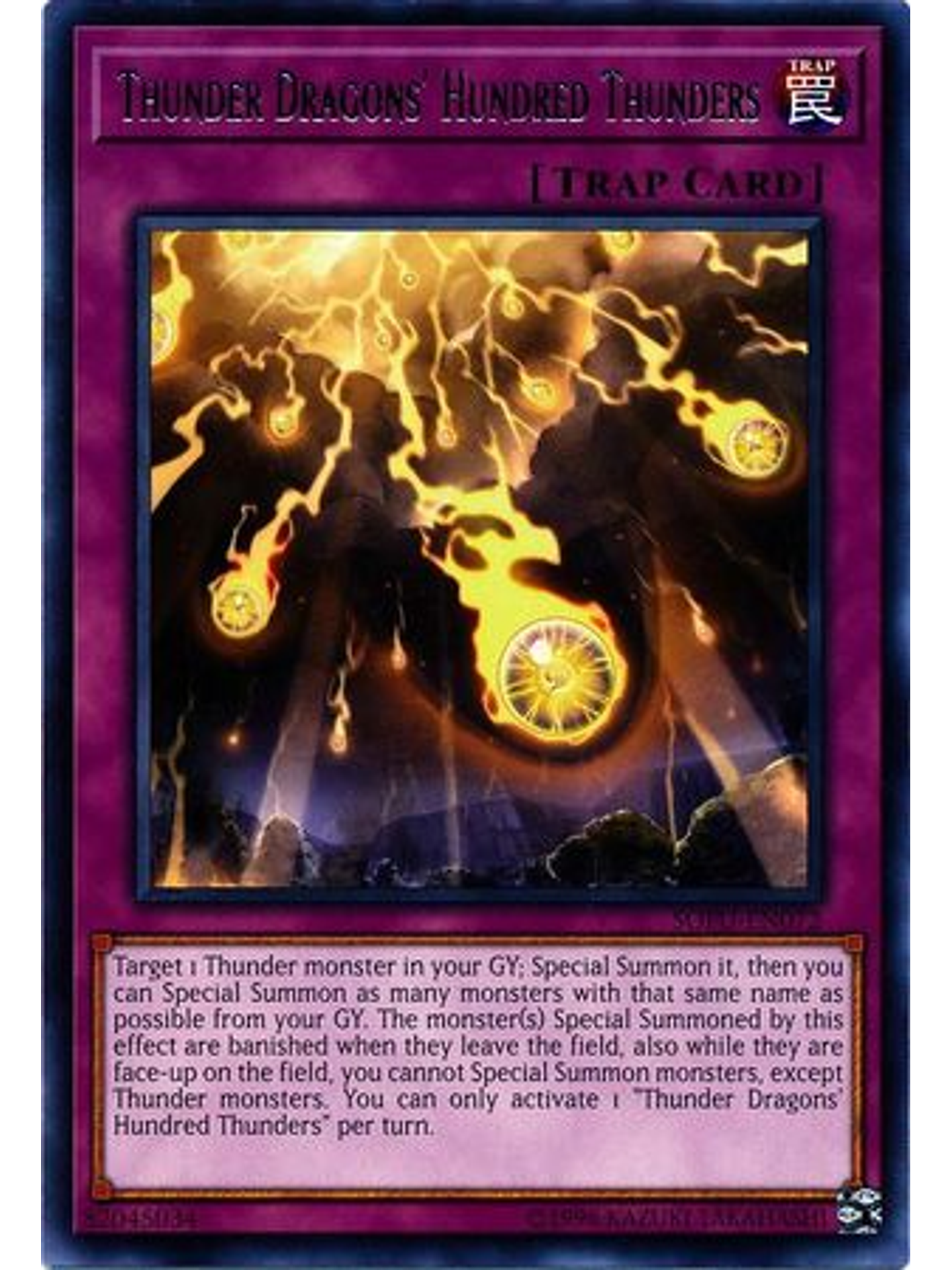 Thunder Dragons' Hundred Thunders - SOFU-EN072 - Rare Unlimited 1