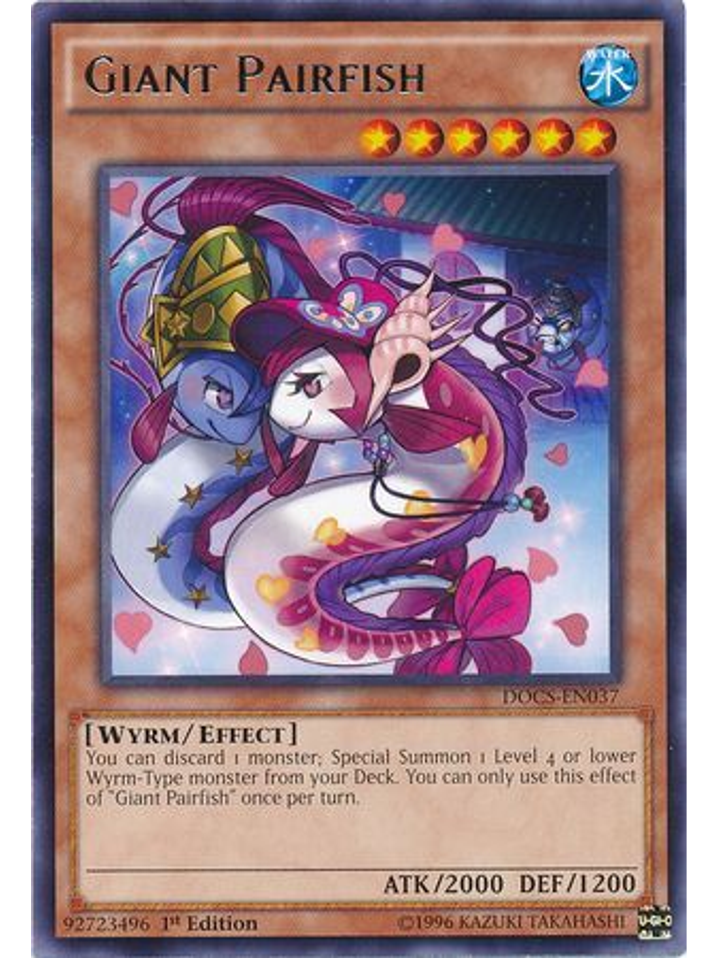 Giant Pairfish - DOCS-EN037 - Rare 1st Edition 1