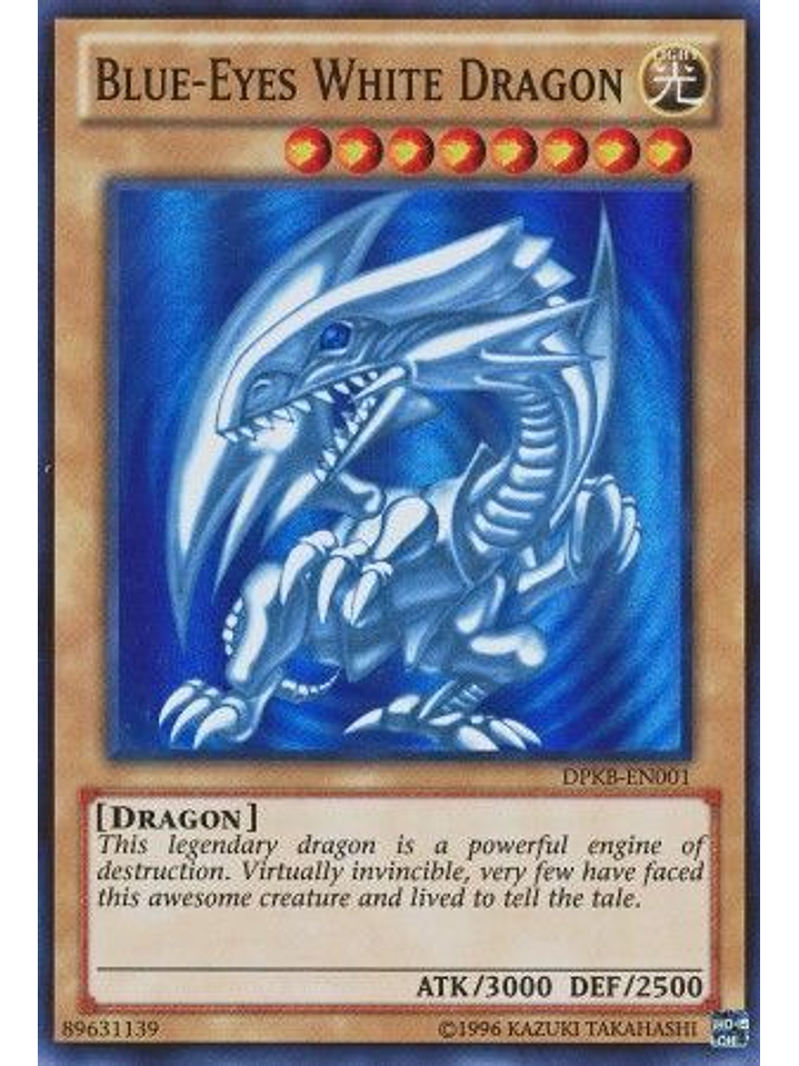 Blue-Eyes White Dragon - DPKB-EN001 - Super Rare Unlimited 1