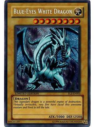 Blue-Eyes White Dragon - FL1-EN001 - Secret Rare