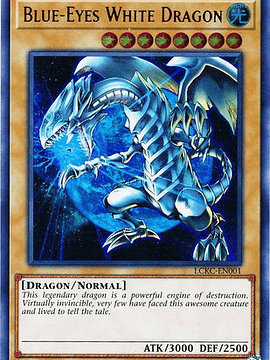 Blue-Eyes White Dragon (Earth Background) - LCKC-EN001 - Ultra Rare Unlimited