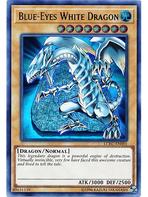 Blue-Eyes White Dragon (Tablet Background) - LCKC-EN001 - Ultra Rare Unlimited
