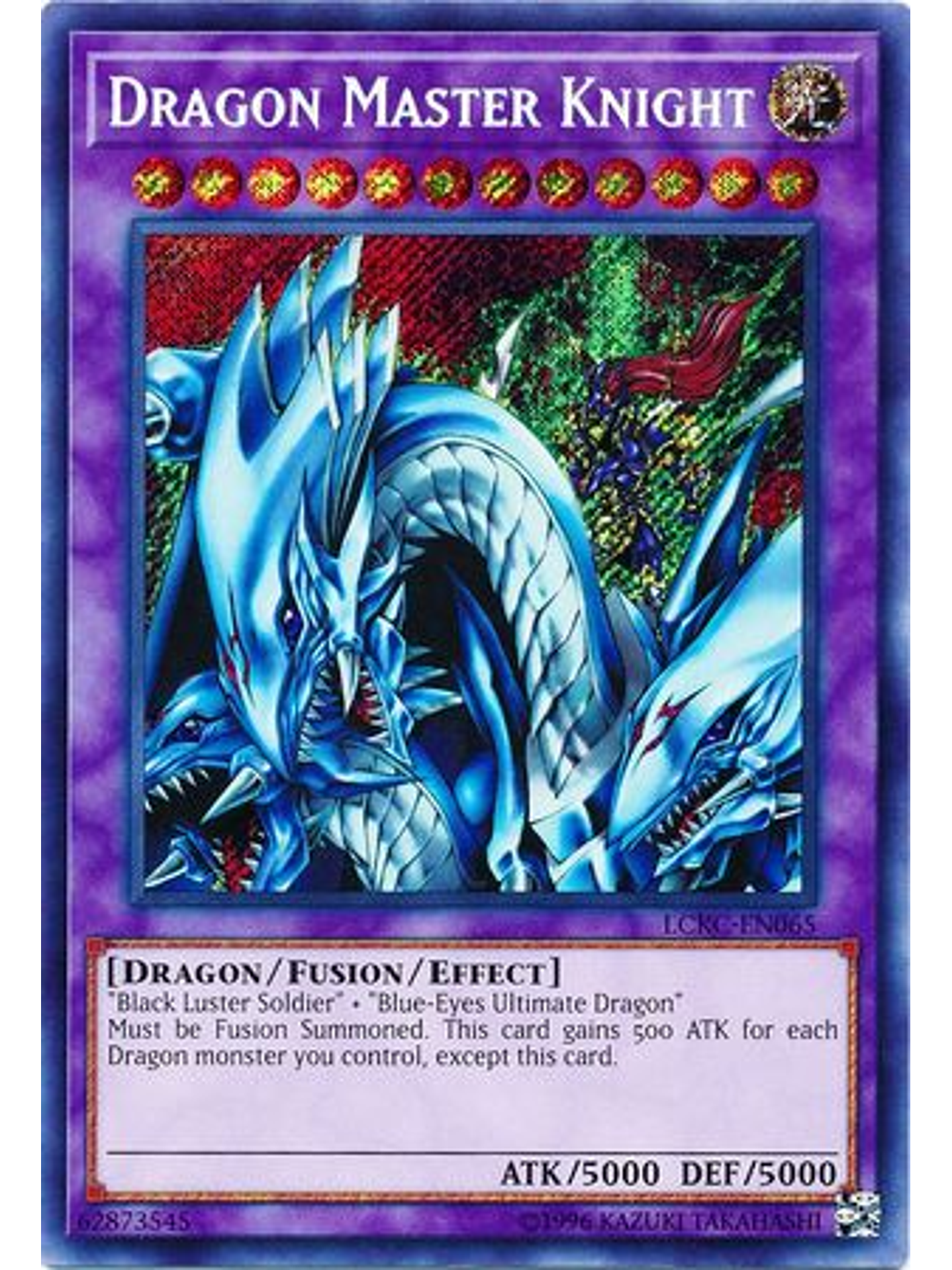 Dragon Master Knight - LCKC-EN065 - Secret Rare Unlimited 1