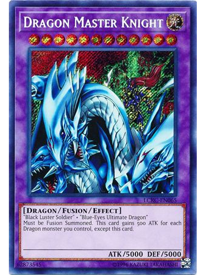 Dragon Master Knight - LCKC-EN065 - Secret Rare Unlimited 1