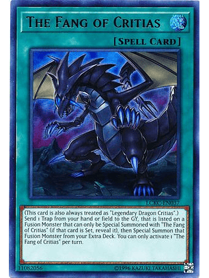 The Fang of Critias - LCKC-EN037 - Ultra Rare Unlimited