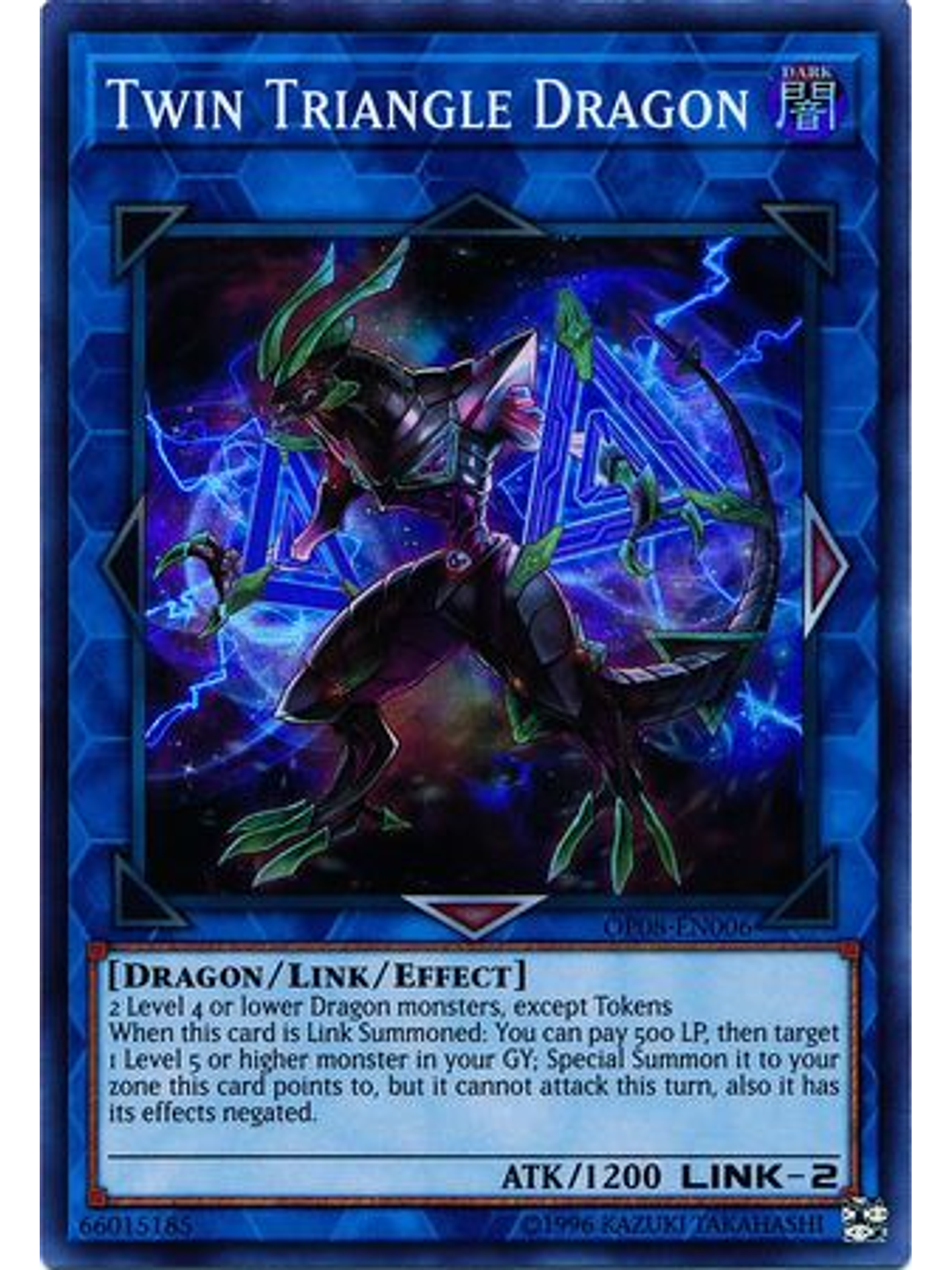Twin Triangle Dragon - OP08-EN006 - Super Rare 1