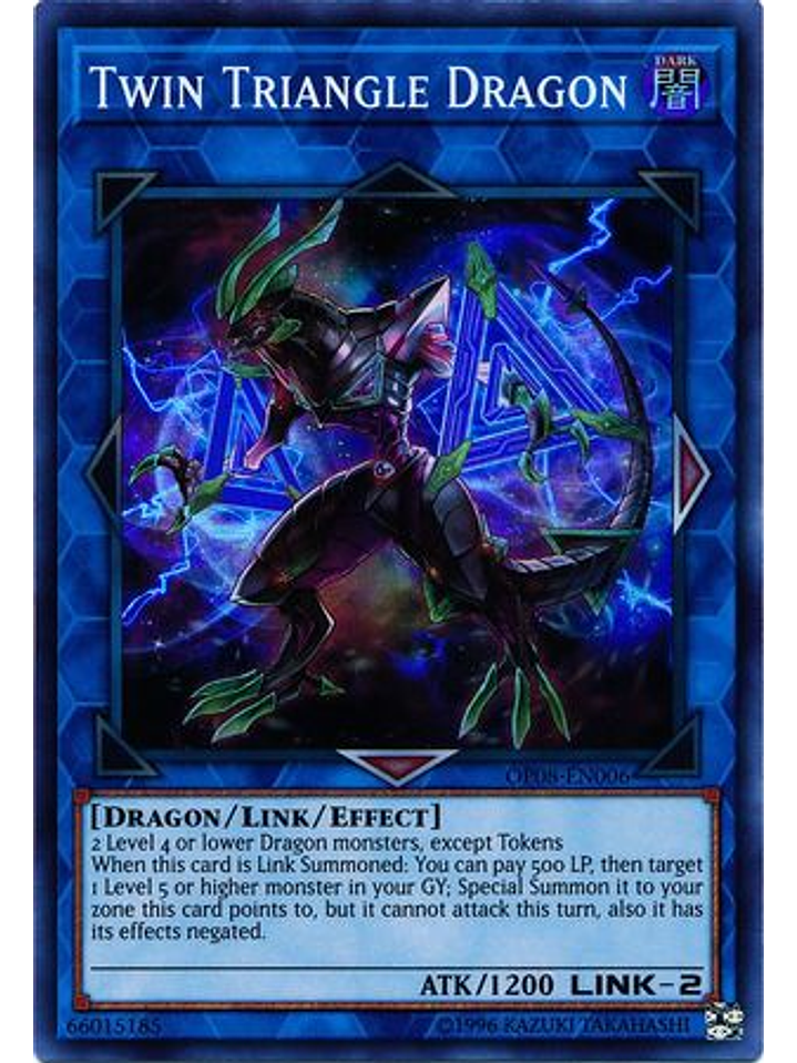 Twin Triangle Dragon - OP08-EN006 - Super Rare 1