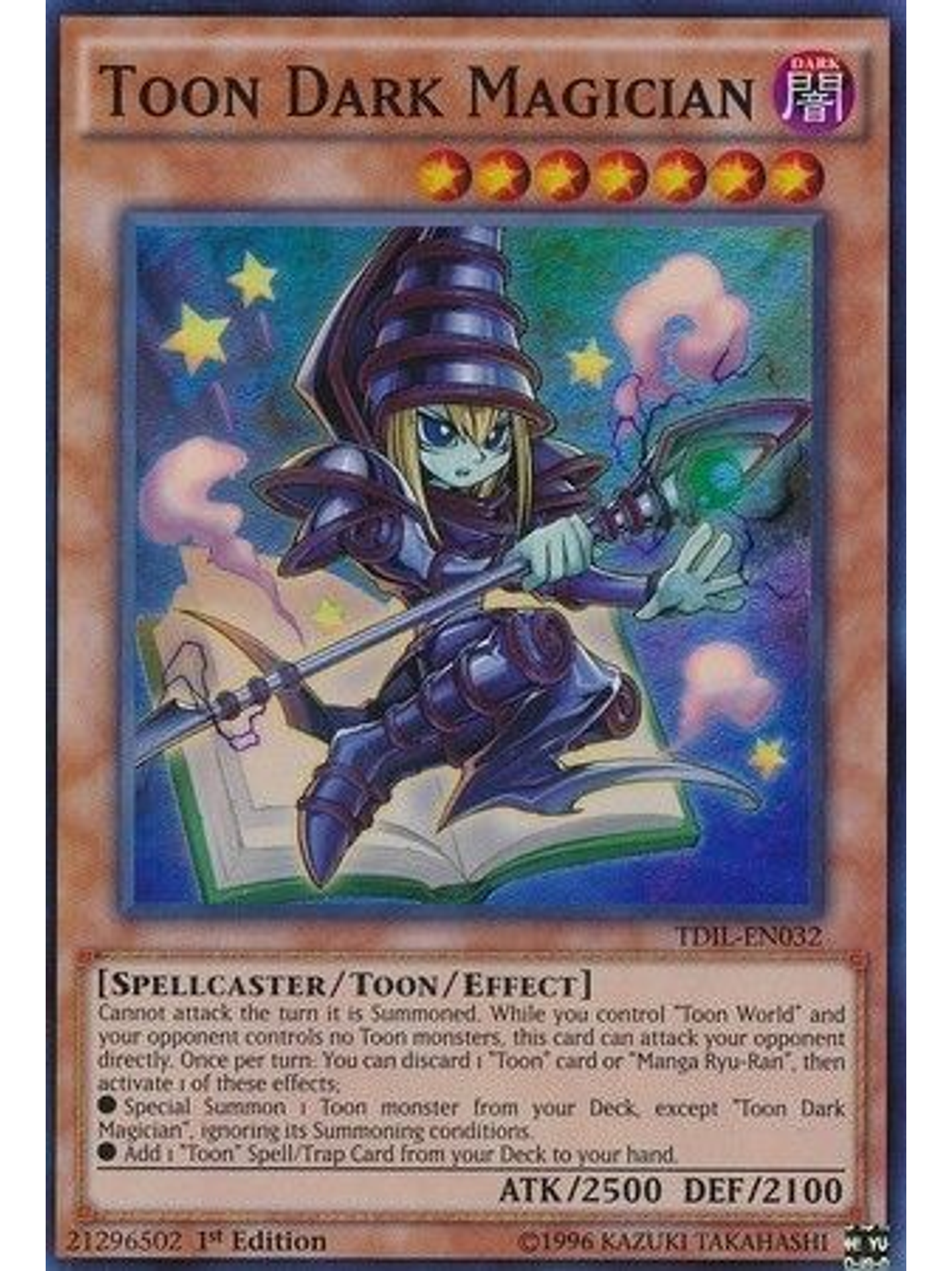 Toon Dark Magician - TDIL-EN032 - Super Rare 1st Edition 1