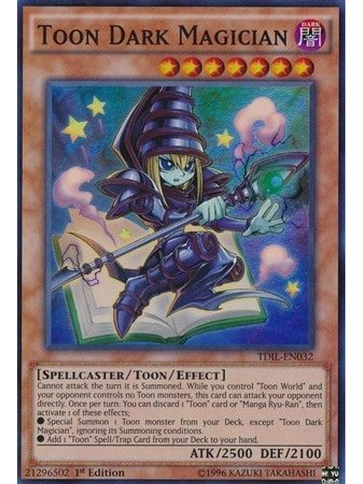 Toon Dark Magician - TDIL-EN032 - Super Rare 1st Edition 1