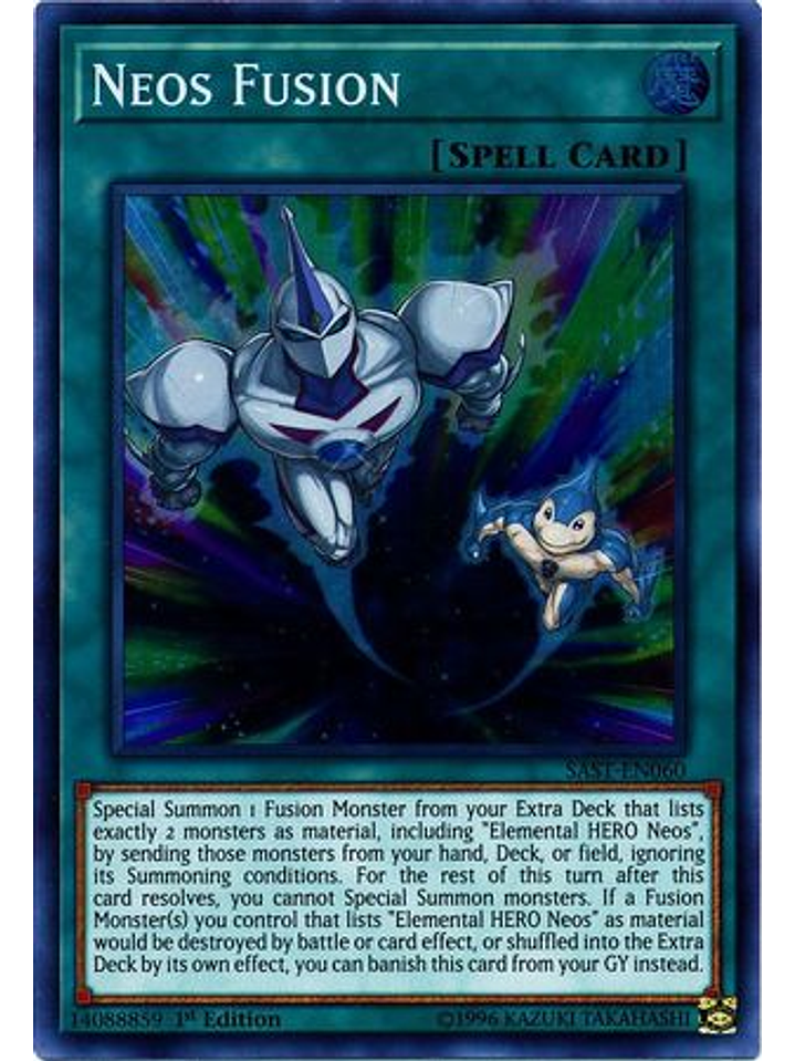 Neos Fusion - SAST-EN060 - Super Rare 1st Edition 1