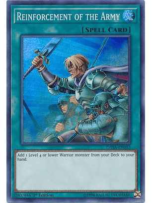 Reinforcement of the Army - DASA-EN053 - Super Rare 1st Edition