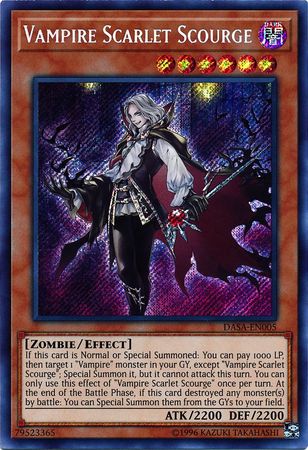 Vampire Scarlet Scourge - DASA-EN005 - Secret Rare Unlimited