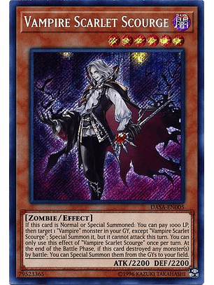 Vampire Scarlet Scourge - DASA-EN005 - Secret Rare Unlimited
